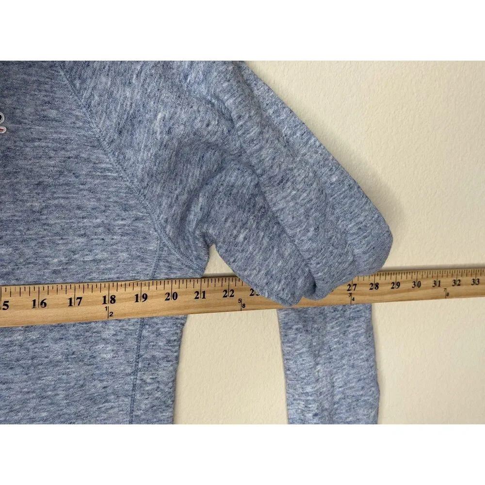 Nike Mens Crewneck Sweatshirt Heather‎ Blue Logo Casual Pullover Size Medium